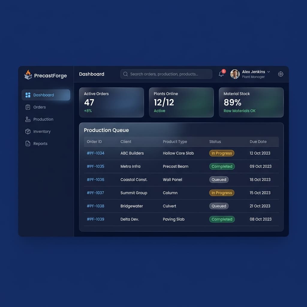 PrecastForge Screenshot